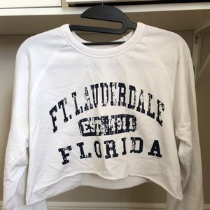 Cropped Fort Lauderdale, Florida Crewneck
